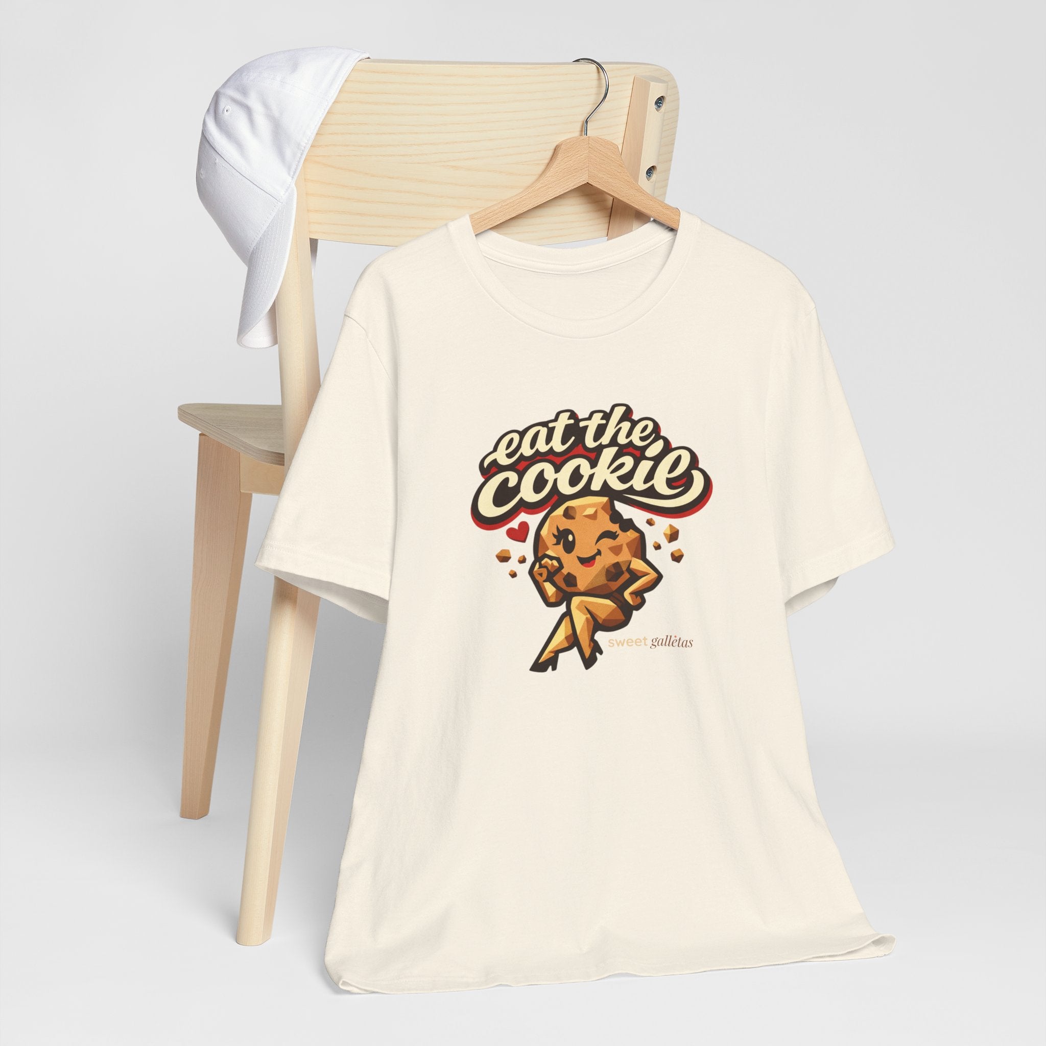 Eat the Cookie T-Shirt — Cute Chocolate Chip Cookie Graphic Tee