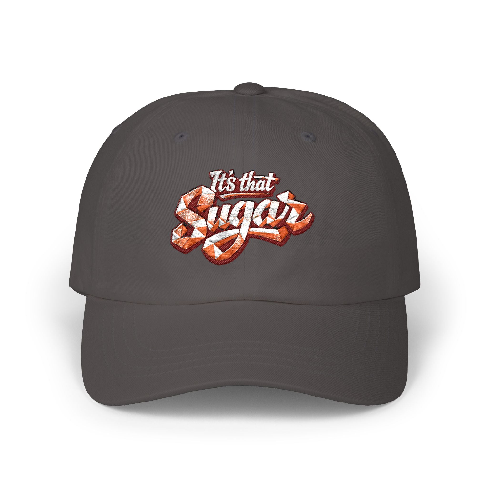 Classic Dad Cap — "It's That Suga" Retro Script Embroidered Baseball Hat