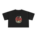 Women's Crop Tee - Retro 'I Smoke, Smoke Then Smoke More' Diva Crop Top