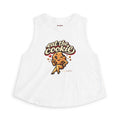 Eat the Cookie Crop Top — Cute Cookie Graphic Women's Tank