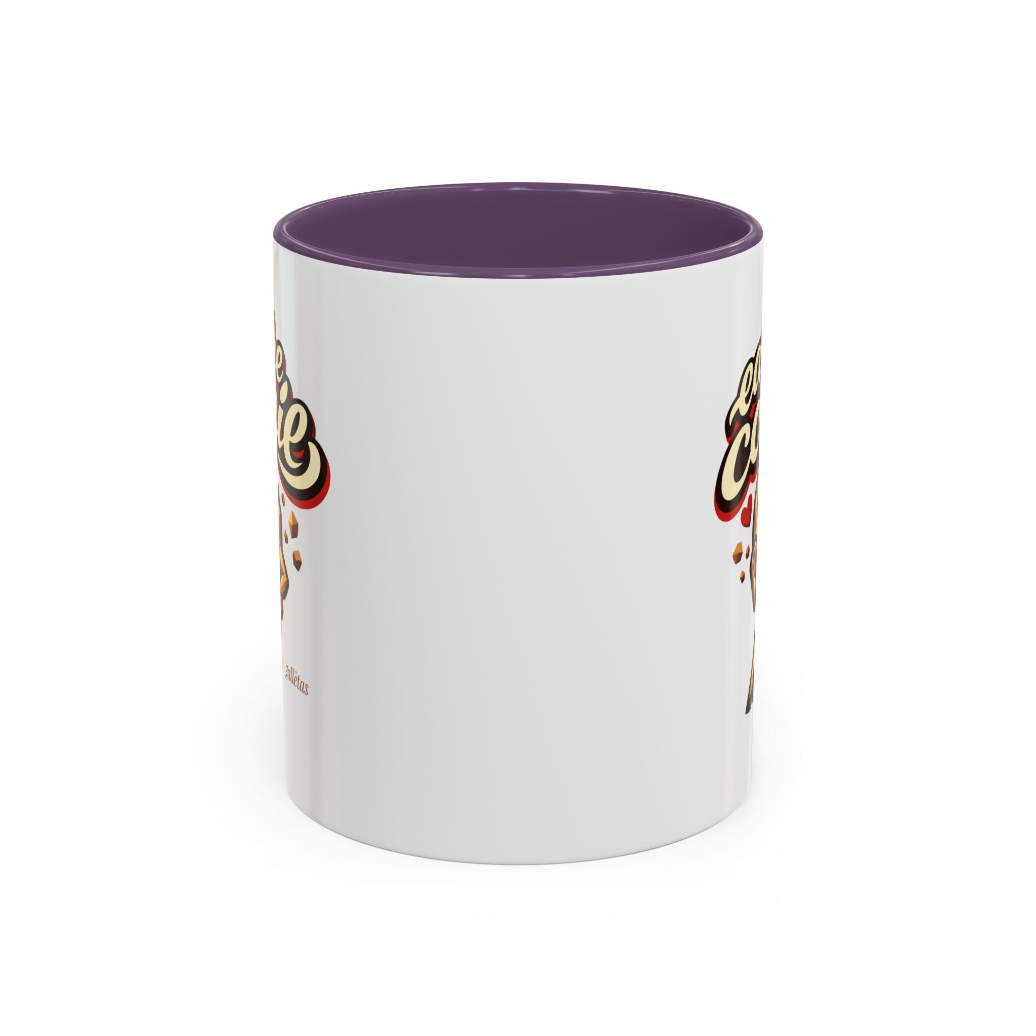 Eat the Cookie Coffee Mug — Cute Chocolate Chip Cookie Graphic Accent Mug