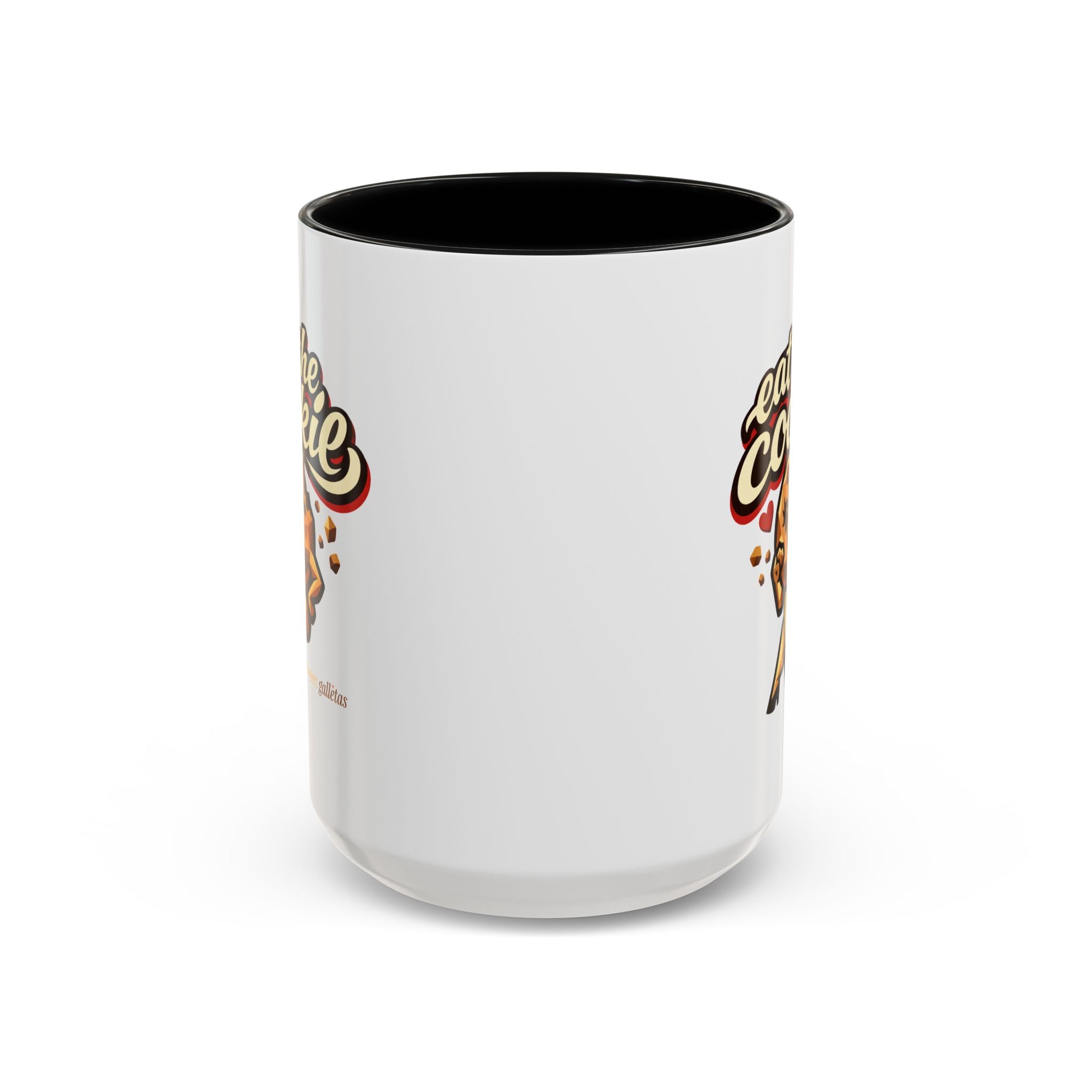 Eat the Cookie Coffee Mug — Cute Chocolate Chip Cookie Graphic Accent Mug
