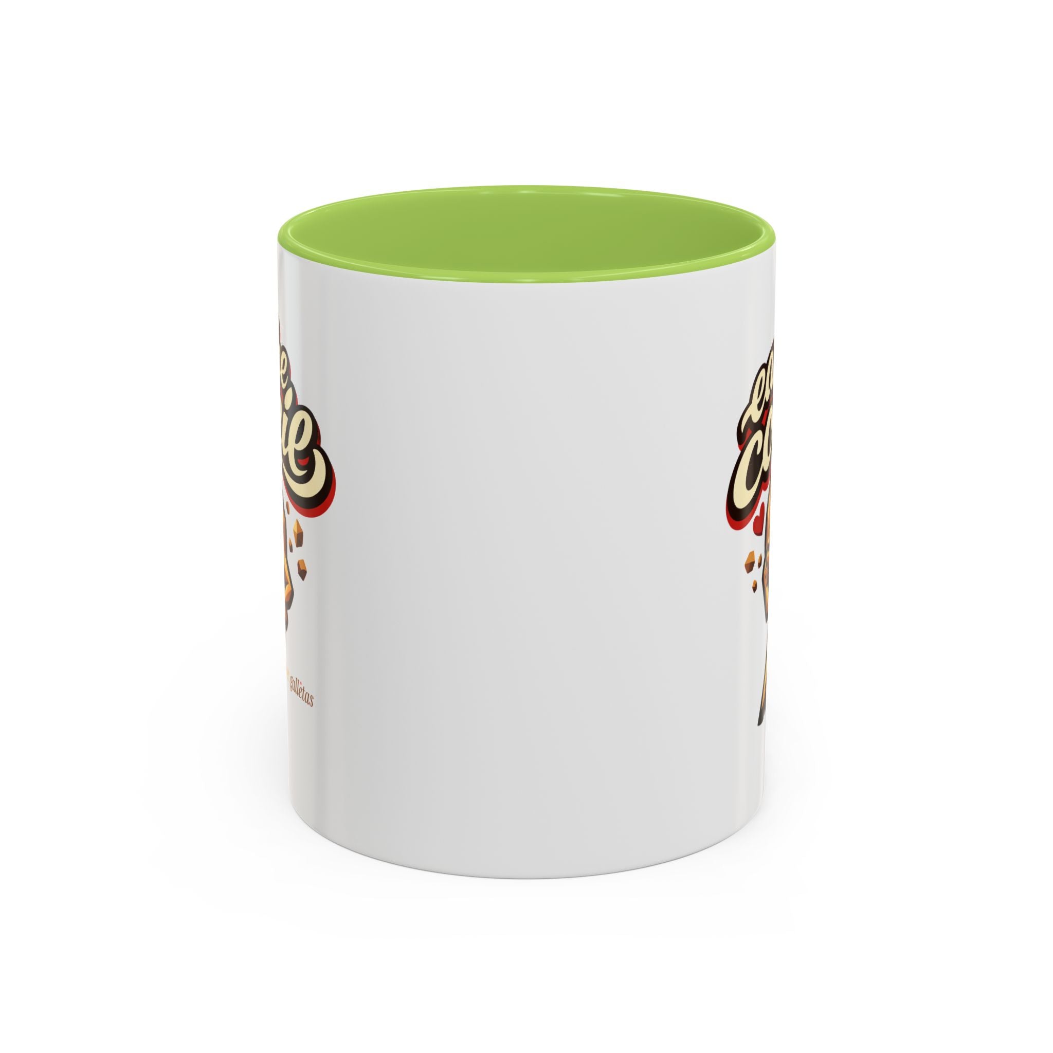 Eat the Cookie Coffee Mug — Cute Chocolate Chip Cookie Graphic Accent Mug