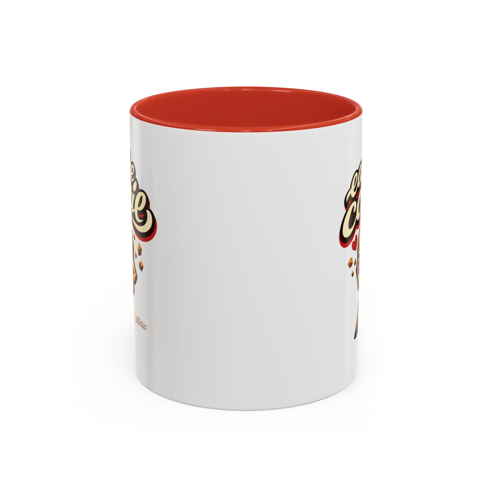 Eat the Cookie Coffee Mug — Cute Chocolate Chip Cookie Graphic Accent Mug