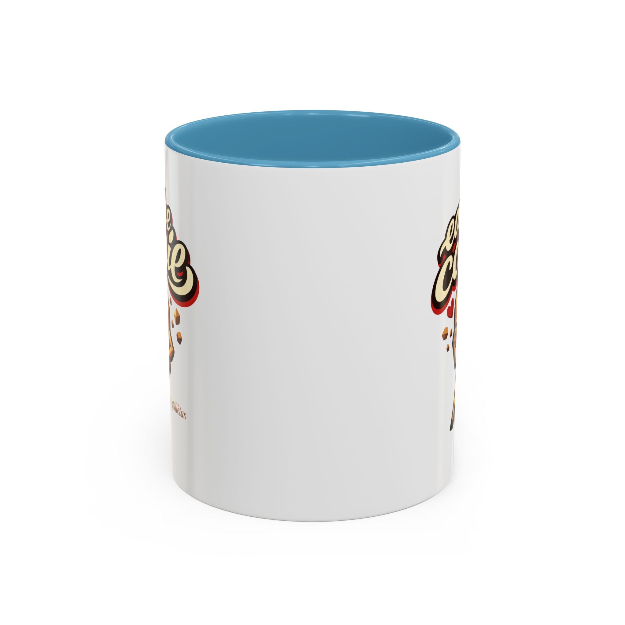Eat the Cookie Coffee Mug — Cute Chocolate Chip Cookie Graphic Accent Mug