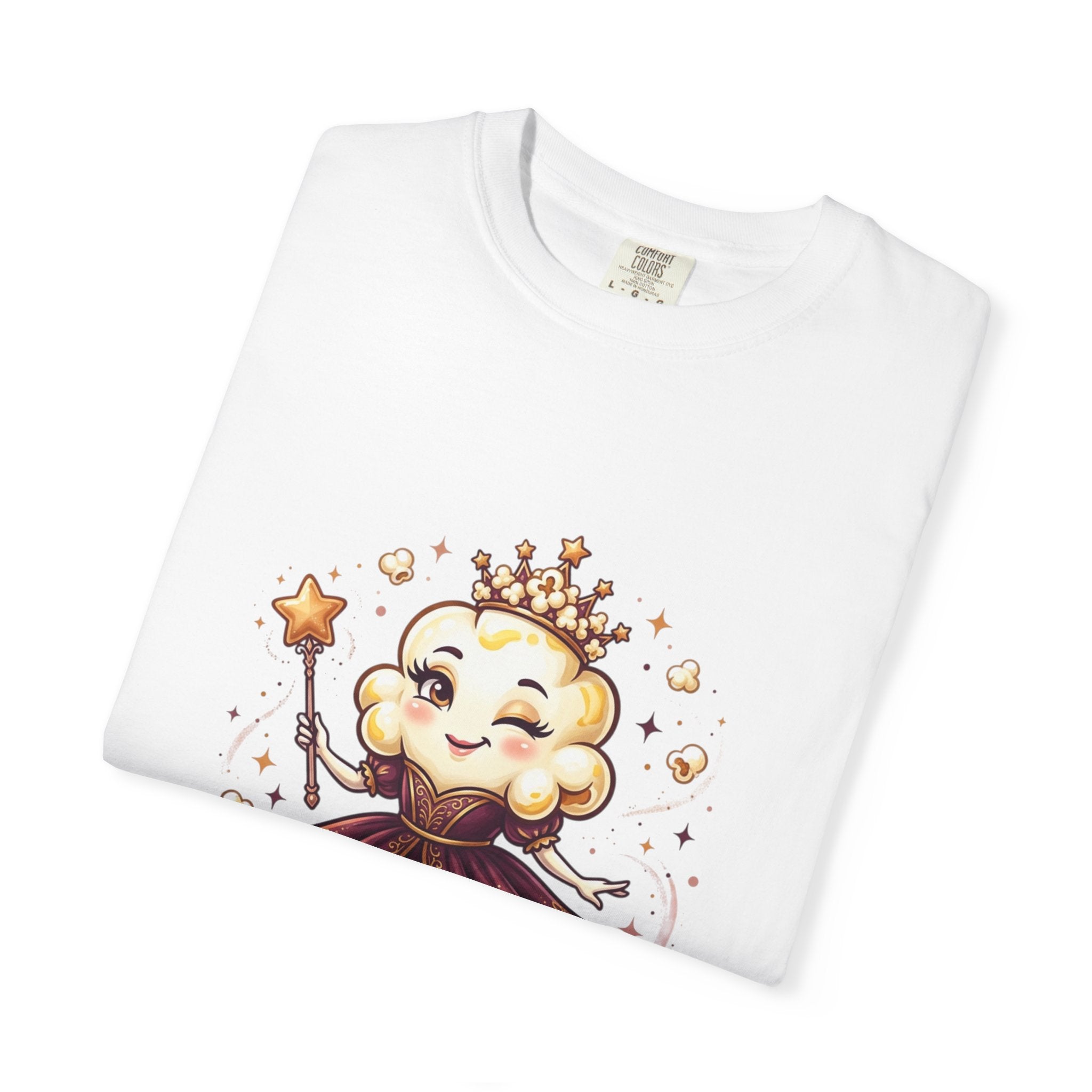 T-Shirt — "Poppily Ever After" Princess Popcorn Cute Graphic Tee