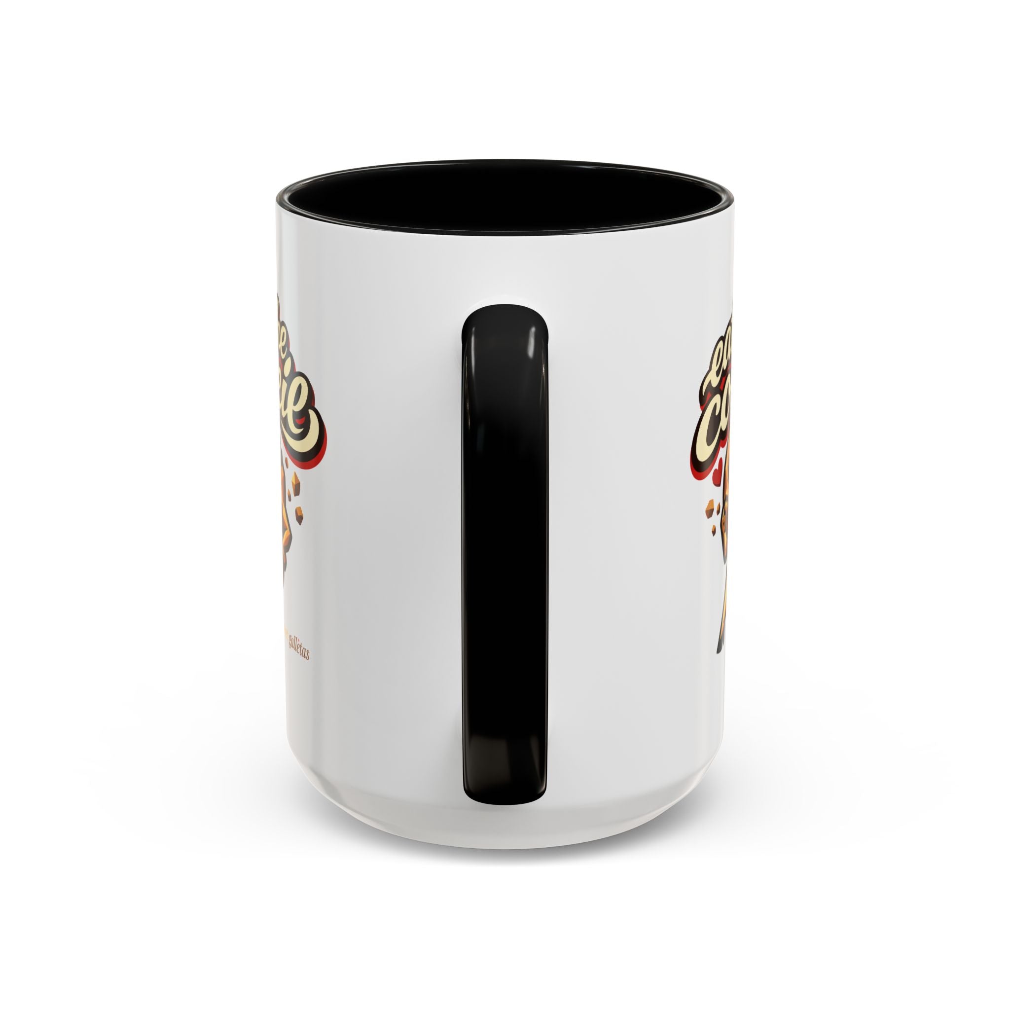 Eat the Cookie Coffee Mug — Cute Chocolate Chip Cookie Graphic Accent Mug