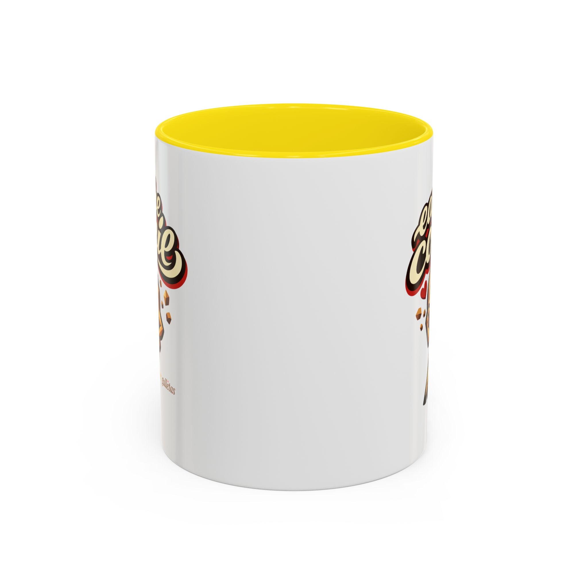 Eat the Cookie Coffee Mug — Cute Chocolate Chip Cookie Graphic Accent Mug