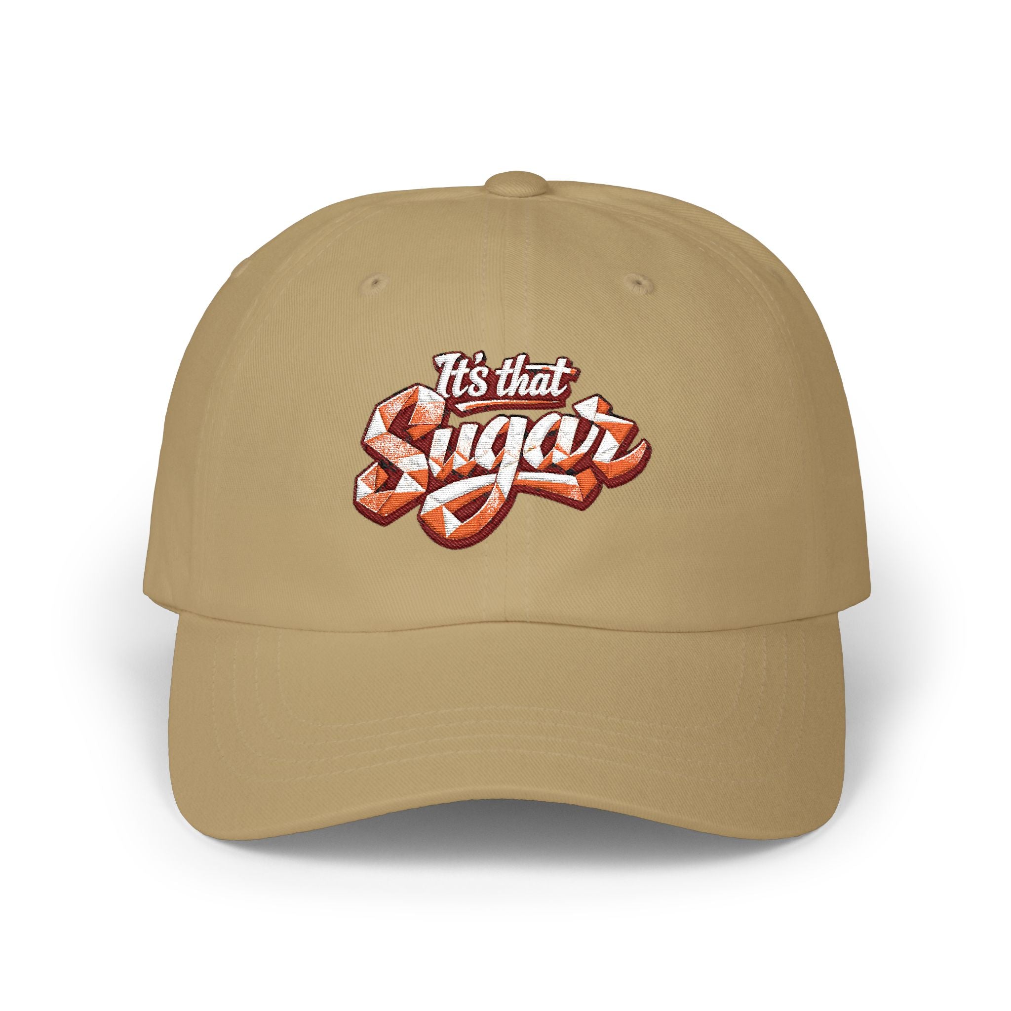 Classic Dad Cap — "It's That Suga" Retro Script Embroidered Baseball Hat