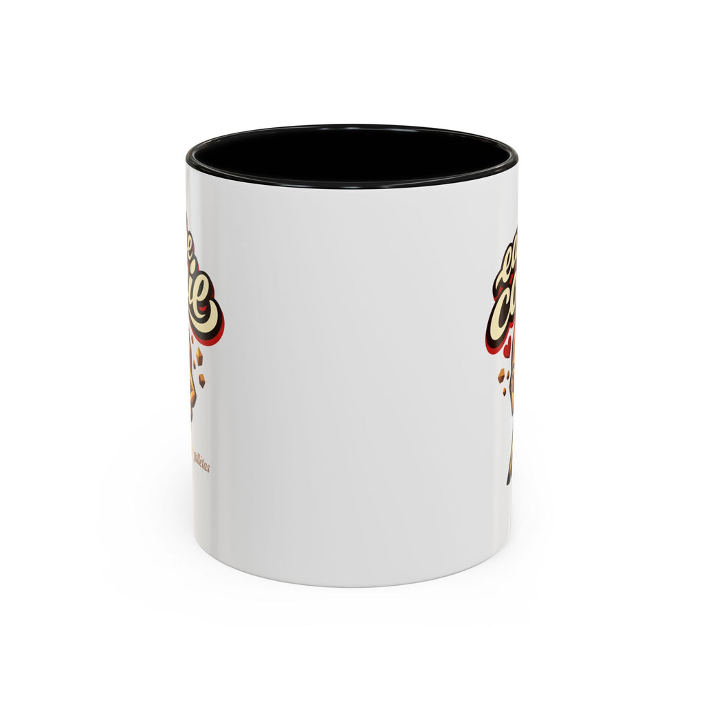 Eat the Cookie Coffee Mug — Cute Chocolate Chip Cookie Graphic Accent Mug