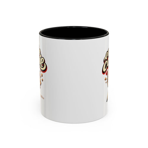 Eat the Cookie Coffee Mug — Cute Chocolate Chip Cookie Graphic Accent Mug