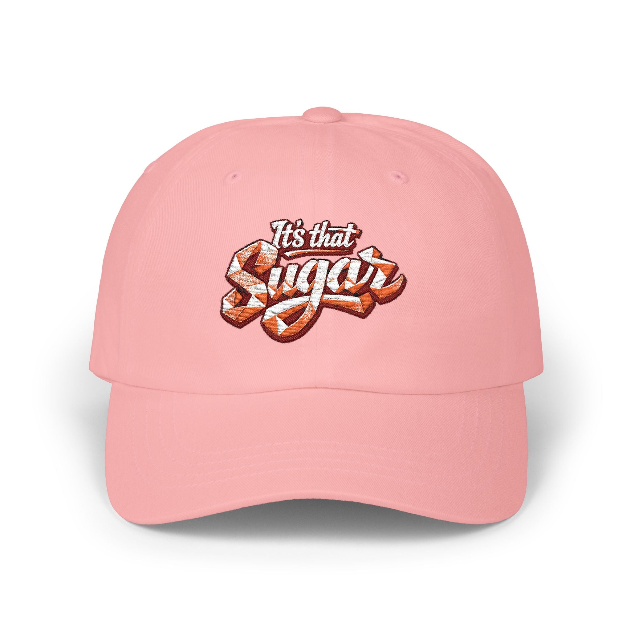 Classic Dad Cap — "It's That Suga" Retro Script Embroidered Baseball Hat