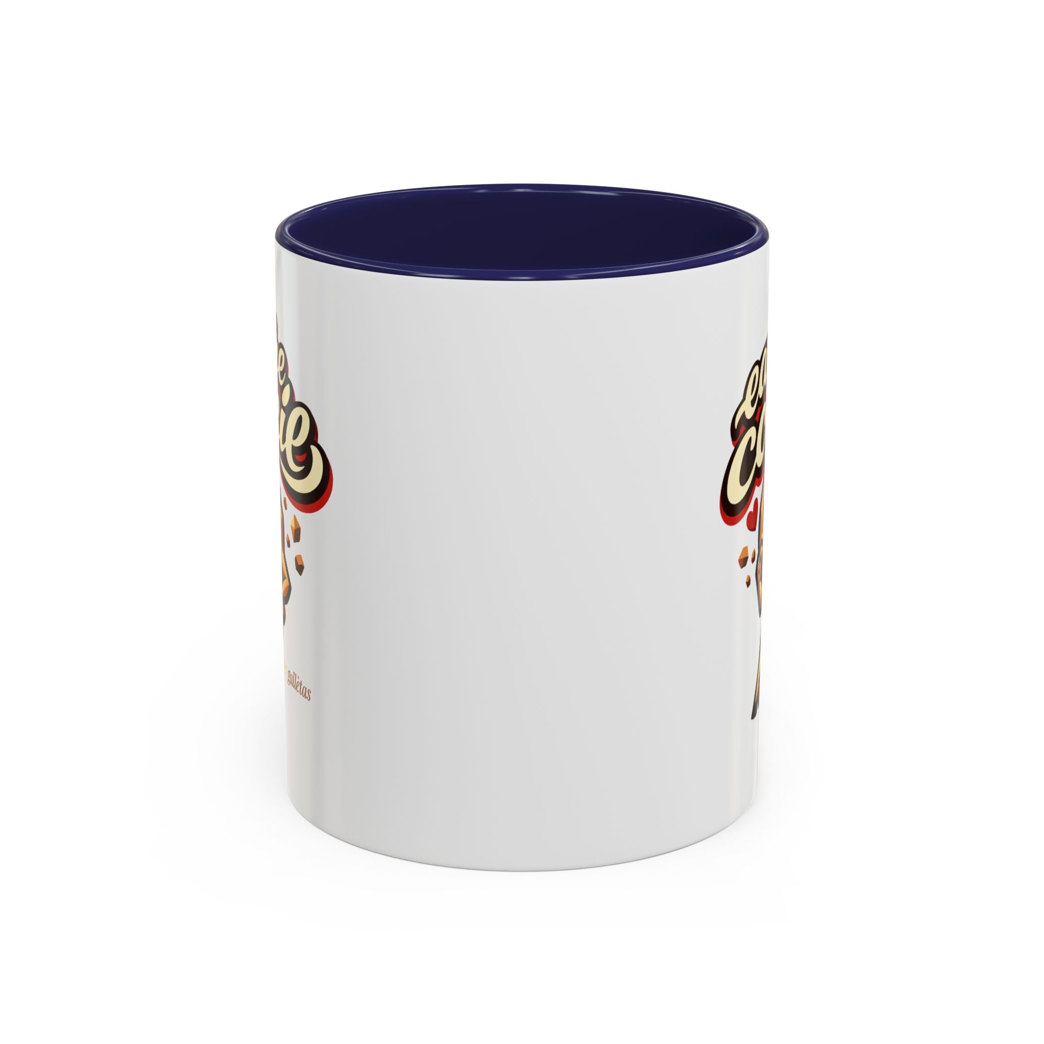 Eat the Cookie Coffee Mug — Cute Chocolate Chip Cookie Graphic Accent Mug