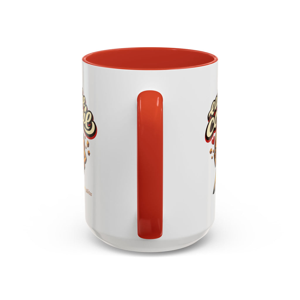 Eat the Cookie Coffee Mug — Cute Chocolate Chip Cookie Graphic Accent Mug