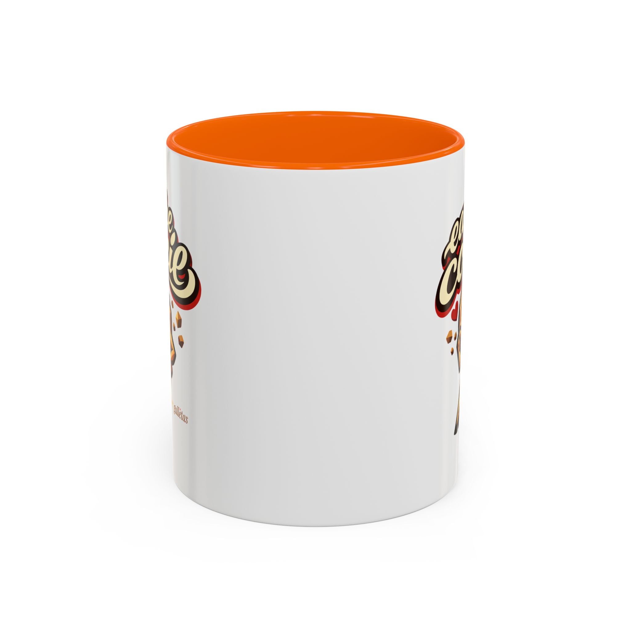 Eat the Cookie Coffee Mug — Cute Chocolate Chip Cookie Graphic Accent Mug