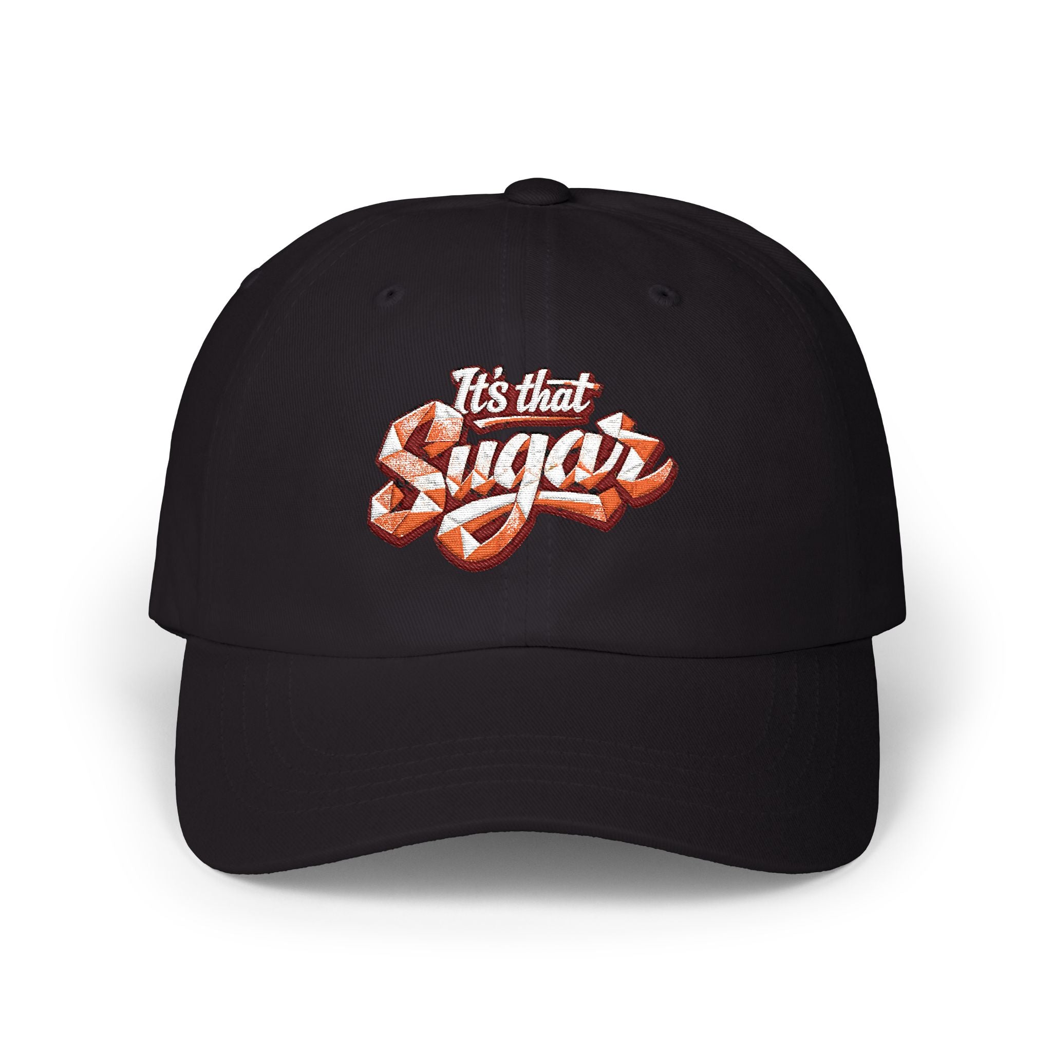 Classic Dad Cap — "It's That Suga" Retro Script Embroidered Baseball Hat