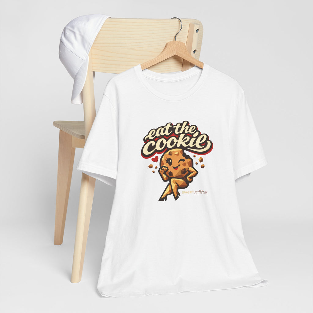 Eat the Cookie T-Shirt — Cute Chocolate Chip Cookie Graphic Tee